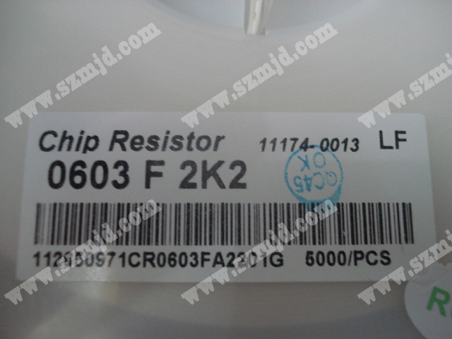 芯片电阻 Chip resistor 0603 F2K2