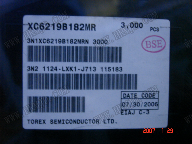 XC6219B182MR