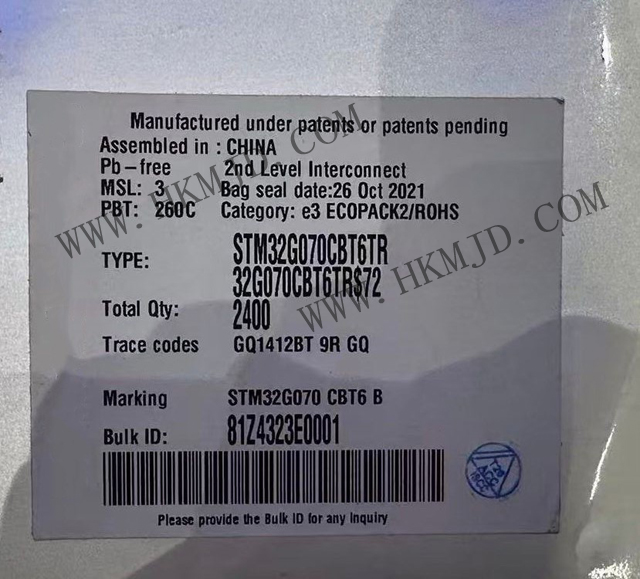 STM32G070CBT6TR
